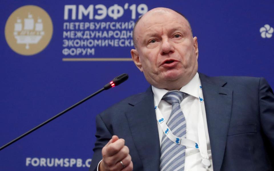Vladimir Potanin nickel merger - REUTERS/MaximÂ Shemetov/File Photo