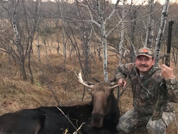 Darcy Iron says he hopes to pass his love of hunting on to his kids, but first wants to draw a positive out of a negative interaction with a conservation officer in December. (Submitted by Darcy Iron - image credit)