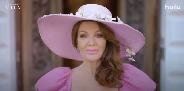 <p>Hulu/ Youtube</p> Lisa Vanderpump in "Vanderpump Villa" season 1 teaser