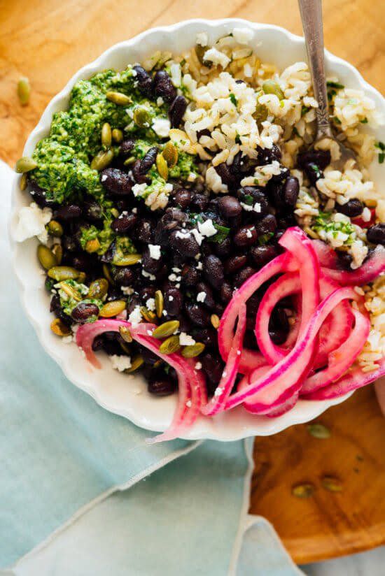 Fresh Black Bean Burrito Bowl