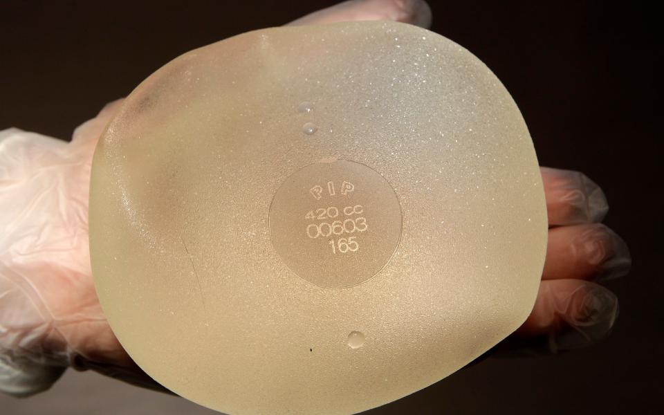 breast implant  - Credit: AP