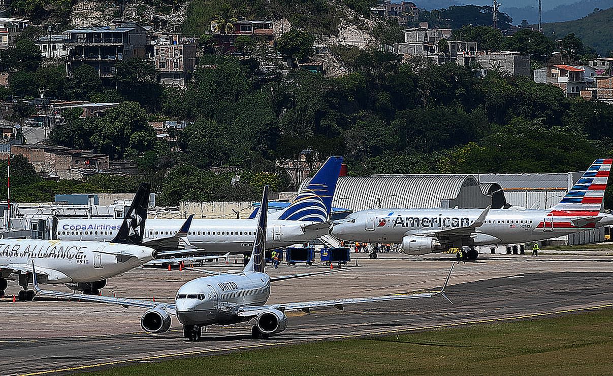 L'aéroport Toncontin du Honduras - Orlando SIERRA / AFP