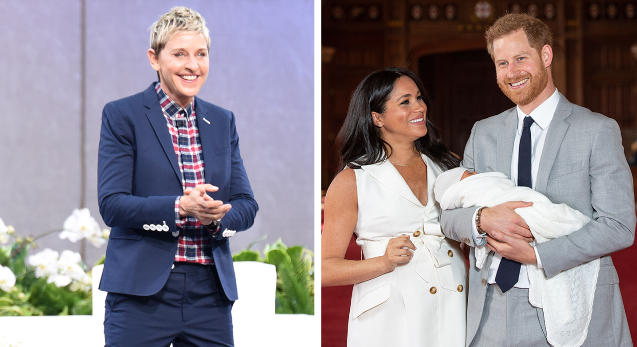 Ellen GeGeneres has opened up about meeting the Duke and Duchess of Sussex's son [Photo: Getty Images]