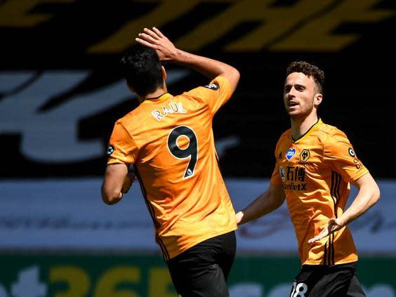 Raul Jimenez celebrates (Getty)