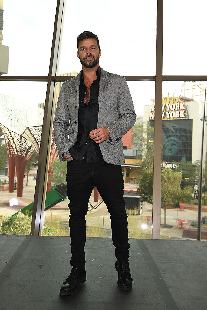 Copia a Ricky Martin y serás 100% irresistible. (Photo by Denise Truscello/WireImage)