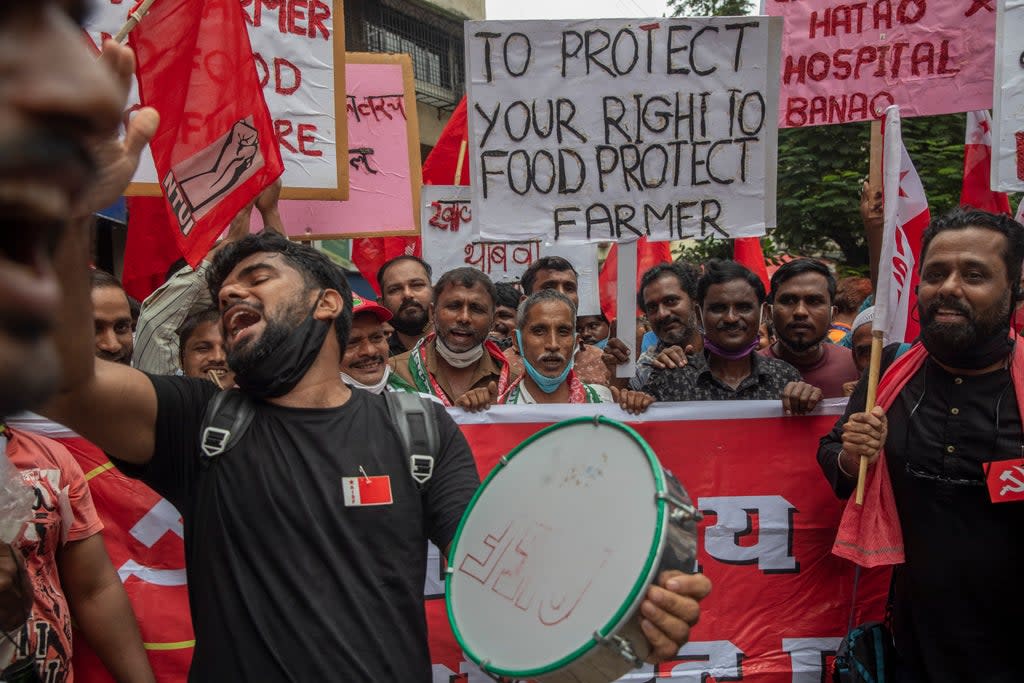 India Farmers Protest (Copyright 2021 The Associated Press. All rights reserved.)