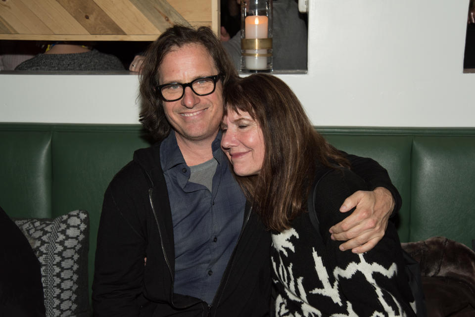 Davis Guggenheim and Diane Weyermann at 2018 Sundance Film Festival - Credit: AP