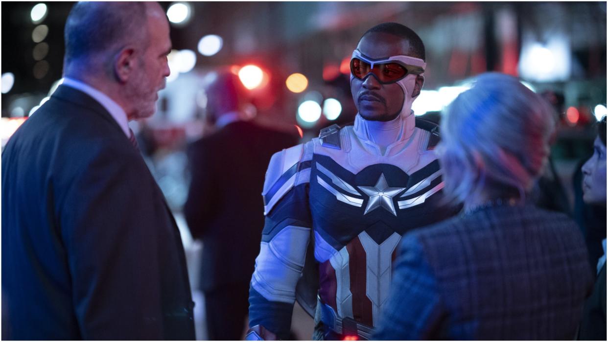  Anthony Mackie as Captain America. 