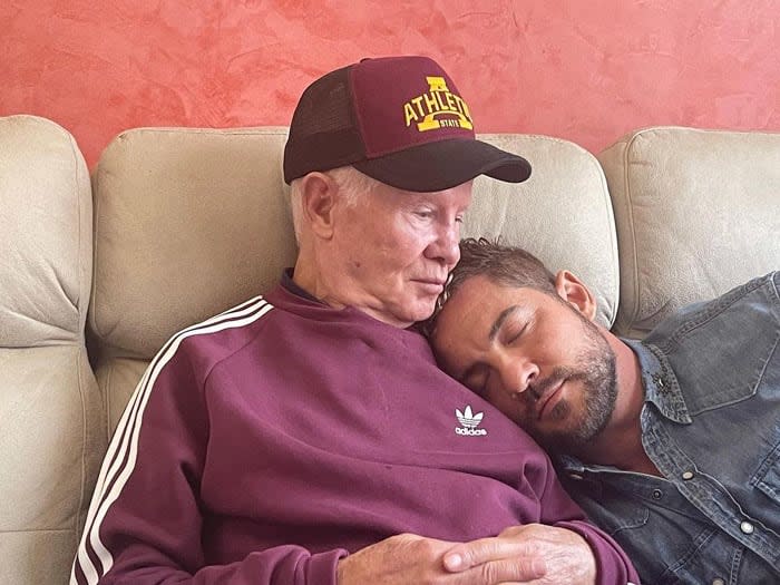 David Bisbal junto a su padre, Pepe, de 81 años 