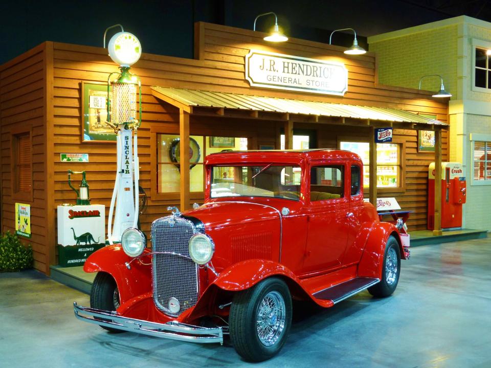 The first car Rick Hendrick built with his father. A 1931 Chevrolet, sits in his Heritage Center collection in Concord, North Carolina.