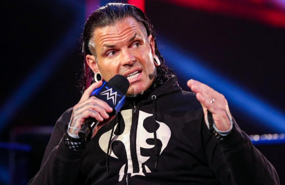 Jeff Hardy has been suspended by AEW following his arrest credit:Bang Showbiz