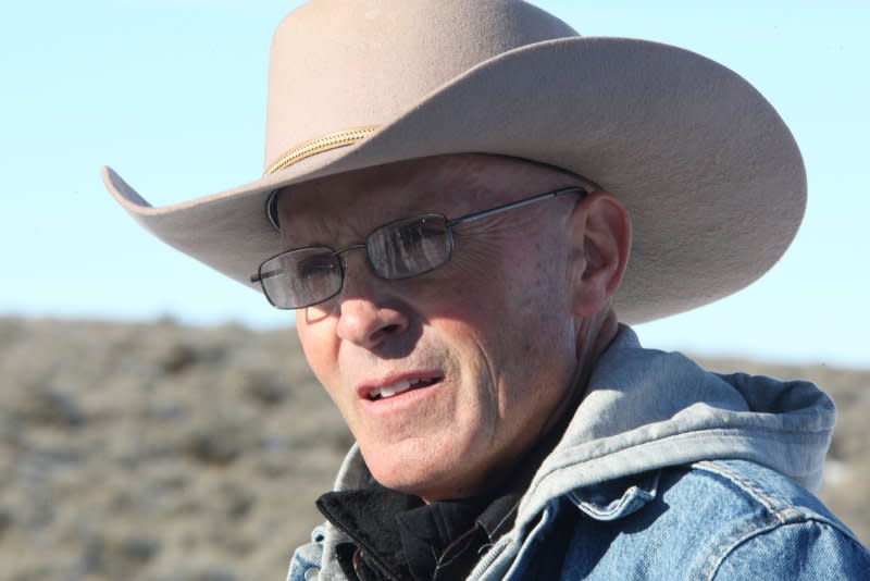 LaVoy Finicum died after shots were fired when police stopped the Malheur National Wildlife Refugee occupiers on Highway 395 as they headed to a public meeting January 27, 2016, near Burns, Ore. File Photo by Jim Bryant/UPI