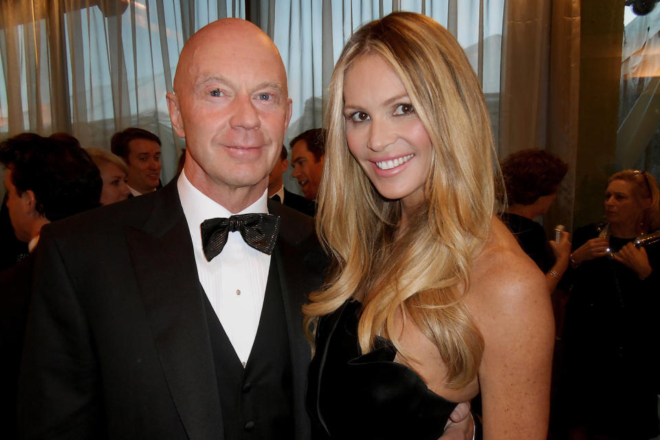 Barclays former investment banking chief Roger Jenkins and model Elle Macpherson: Stephanie Green/Bloomberg via Getty Images