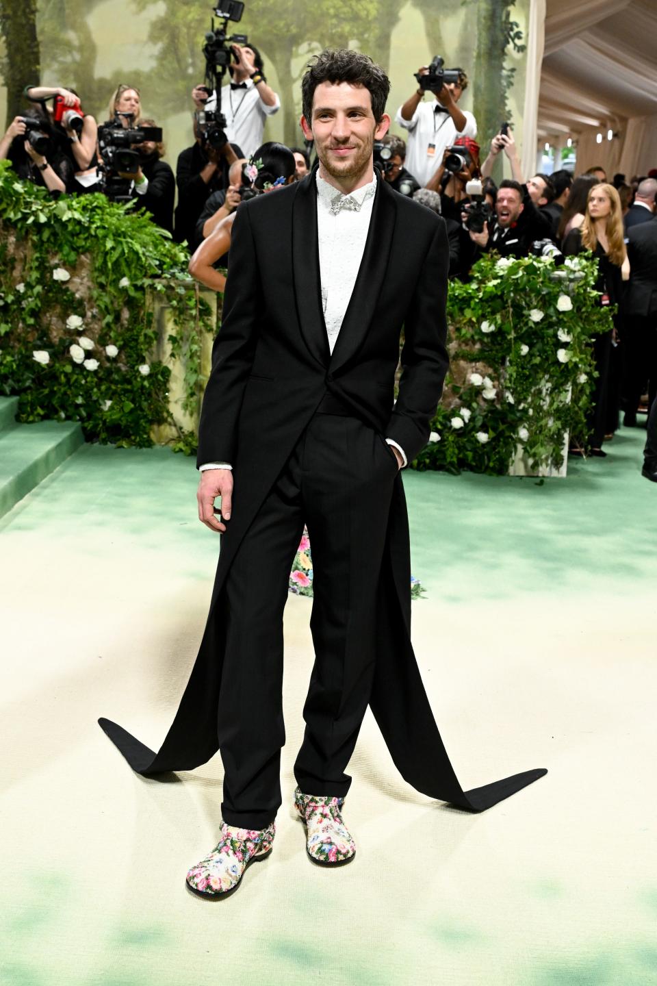 Josh O'Connor at the 2024 Met Gala: "Sleeping Beauties: Reawakening Fashion" held at The Metropolitan Museum of Art on May 6, 2024 in New York City. (Photo by Gilbert Flores/Variety via Getty Images)