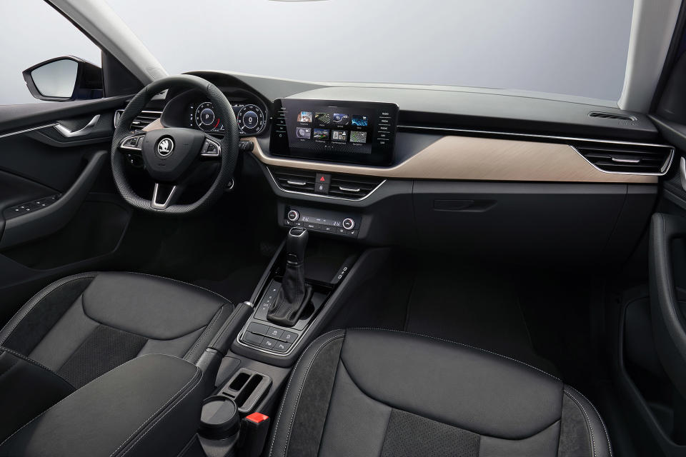 內外都植入 Škoda 新世代設計語言的 Scala 預計 2020 年第一季上市。
