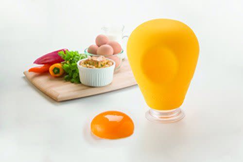 1) Tovolo Silicone Yolk Out Egg Separator