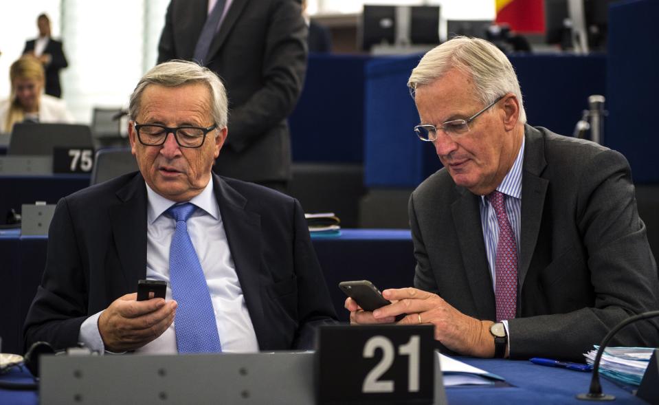 Jean-Claude Juncker has been exchanging text messages with prime minister Theresa May about Brexit. Photo: Getty Images.