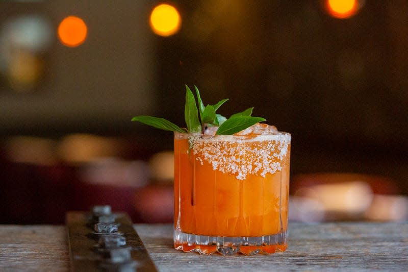 Zana’s Bad Rap is on Posana's spring cocktail menu. It's made with El Jimador Reposado tequila, carrot juice, lime juice and simple syrup.
