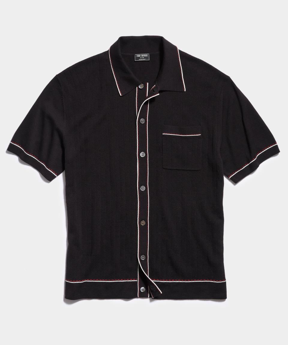 <p><a href="https://go.redirectingat.com?id=74968X1596630&url=https%3A%2F%2Fwww.toddsnyder.com%2Fproducts%2Fcotton-silk-tipped-full-placket-polo-black&sref=https%3A%2F%2Fwww.esquire.com%2Fstyle%2Fmens-fashion%2Fg42661607%2Fgolf-shirts-for-men%2F" rel="nofollow noopener" target="_blank" data-ylk="slk:Shop Now;elm:context_link;itc:0;sec:content-canvas" class="link ">Shop Now</a></p><p>Riviera Polo</p><p>toddsnyder.com</p><p>$866.00</p>