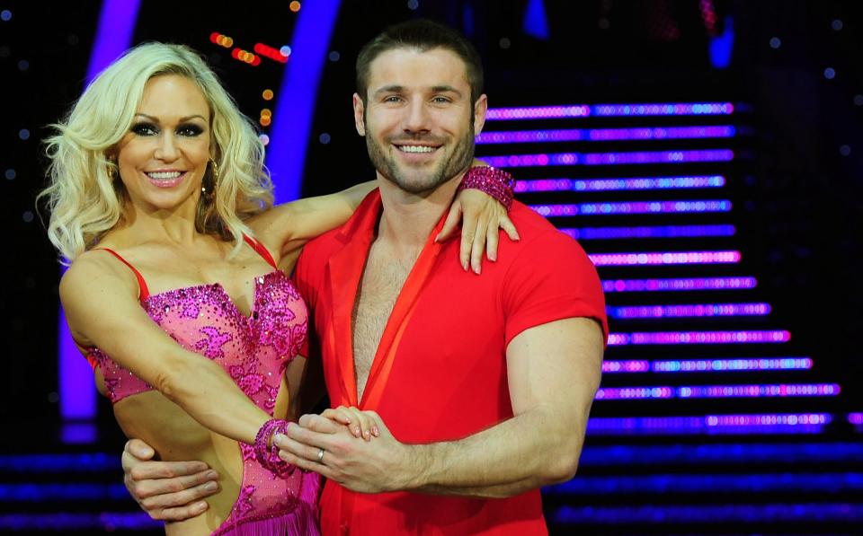 Ben Cohen and Kristina Rhianoff met when they were paired on 'Strictly Come Dancing' and now have a daughter together. (PA)