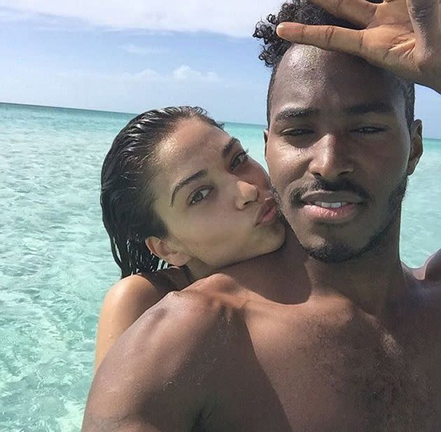 Shanina and DJ Ruckus were engaged in the Maldives.