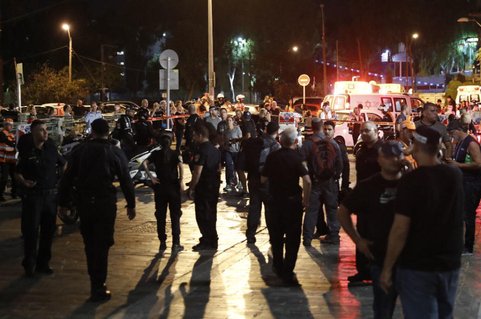 Shooting attack in central Tel Aviv