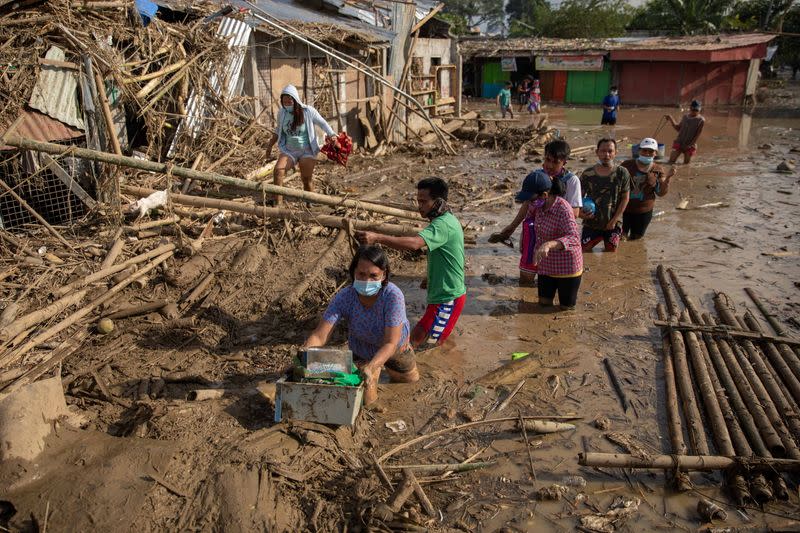 The aftermath of Typhoon Vamco in Rodriguez