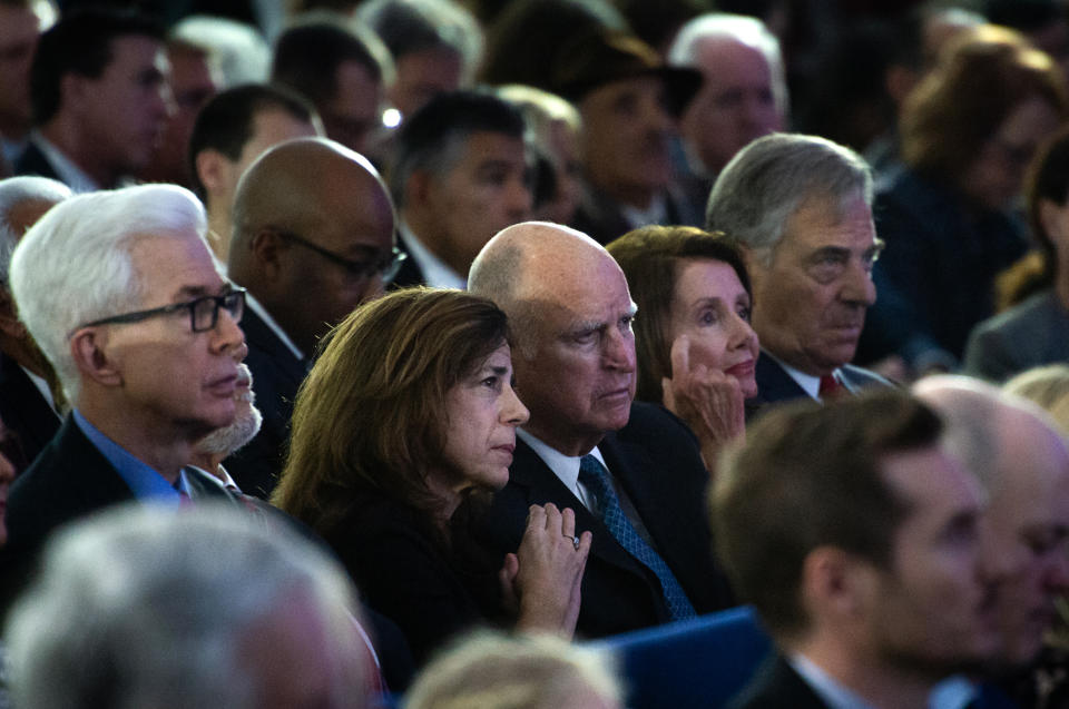 Gray Davis, Anne Gust Brown, Jerry Brown, Nancy Pelosi and Paul Pelosi