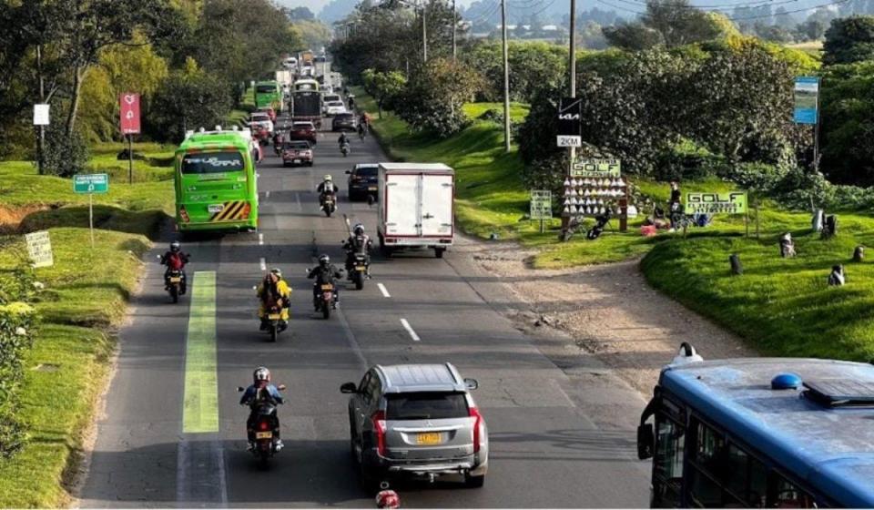 El proyecto Accesos Norte 2 incluye obras de ampliación de la Autopista Norte de Bogotá de tres a seis carriles. Foto: Alcaldía de Bogotá