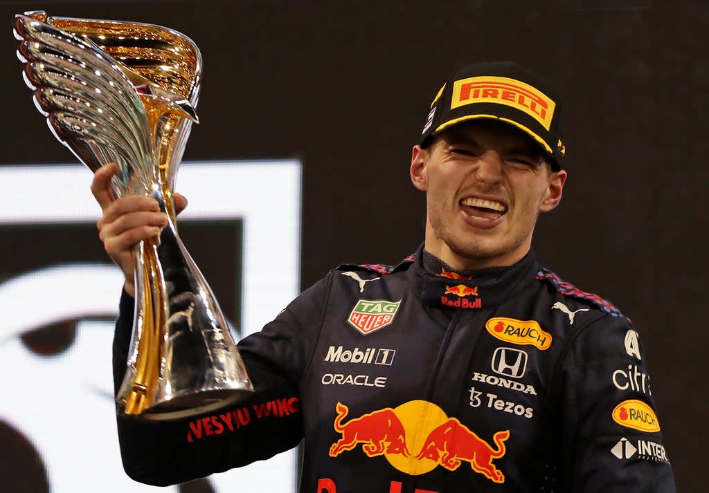Max Verstappen has been praised by Red Bull teammate Sergio Perez   (AP)