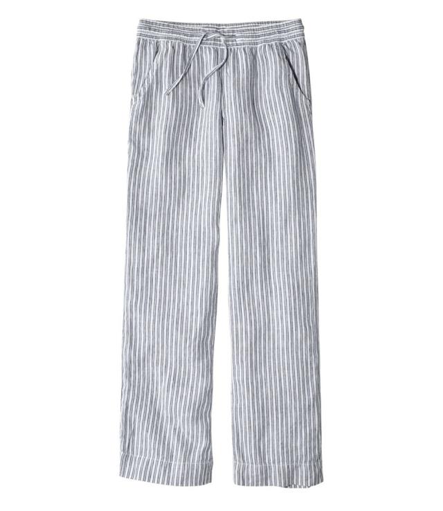 Women's Signature Linen Cotton Pull-On Camp Pants at L.L. Bean