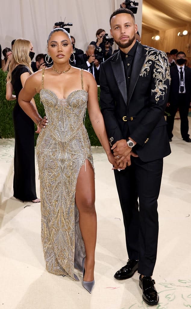 Stephen Curry, Ayesha Curry, 2021 Met Gala, Red Carpet Fashion, Arrivals, Couples