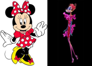 <div class="caption-credit"> Photo by: Disney / Barney's</div><b>Minnie Mouse's extreme makeover for Barney's New York</b> <br> Disney collaborated with the high-end retailer to give our beloved characters like Minnie Mouse and Daisy Duck a runway makeover. Apparently they also gave them new stilt-like limbs and eating disorders. Even Barbie has more curves.