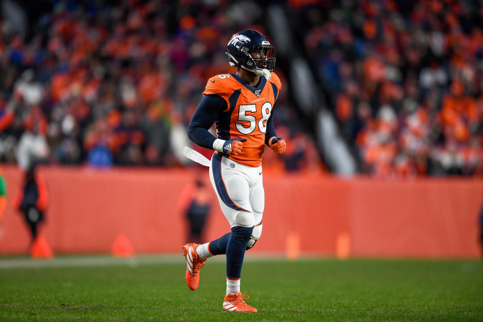 Von Miller was the second player in the league to reveal that he had tested positive for the coronavirus less than two weeks ago.