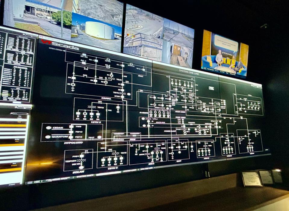 The City of Lake Worth Beach recently rolled out its new Electric System Operations Center. It includes a wall of interactive monitors tied to servers and multiple system sensors and meters that gives the city the ability to locate problems block by block.