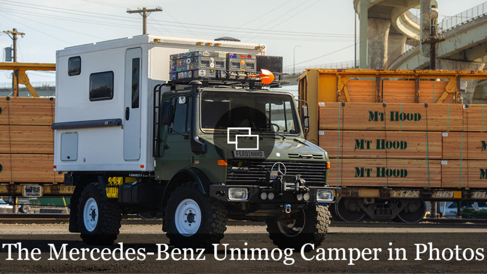 The 1987 Mercedes-Benz Unimog U1300L Camper Conversion in Photos