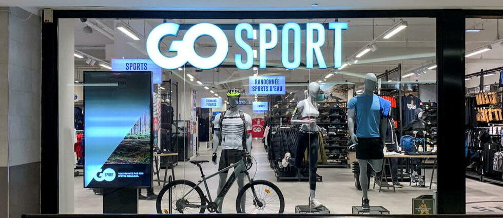 L'enseigne Go Sport pourrait être reprise par Intersport France.  - Credit:RICCARDO MILANI / Hans Lucas / RICCARDO MILANI/Hans Lucas via AFP