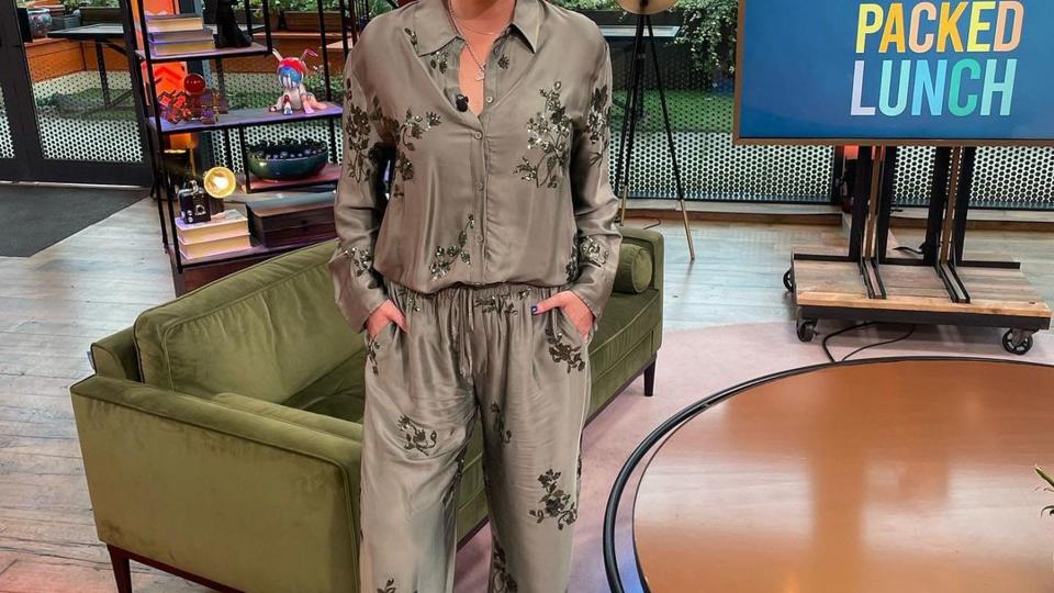 Steph McGovern looked incredible in a silky Zara co-ord