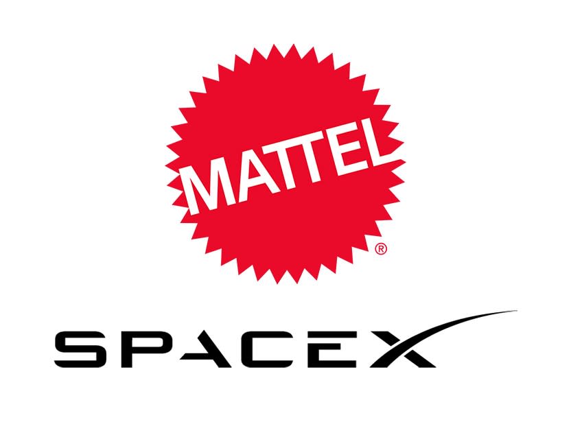 製作芭比、風火輪系列玩具業者Mattel與SpaceX簽署多年協議