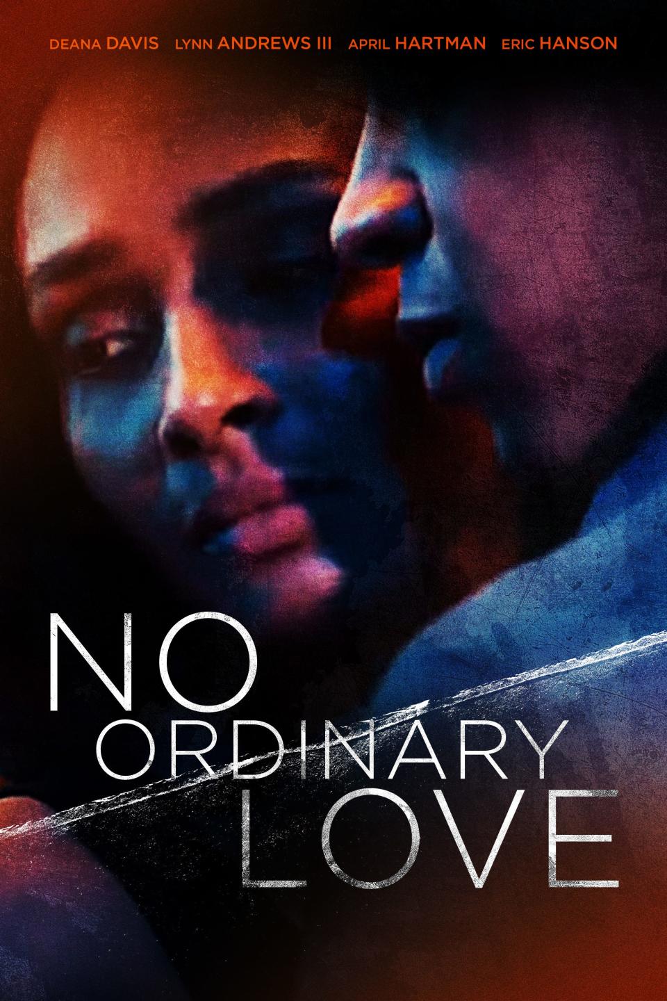 Poster art for Fort Worth, TX-based writer-director Chyna Robinson's debut feature film, "No Ordinary Love," available for streaming rental on June 14, 2021.