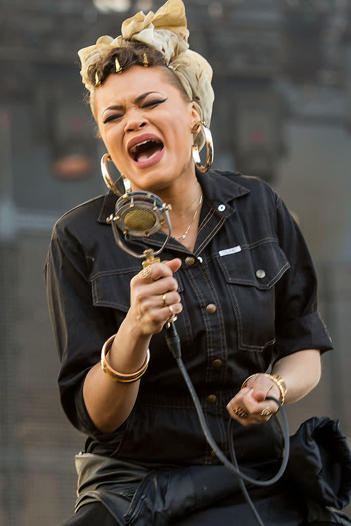 Andra Day performs at the Sasquatch Music Festival at Gorge Amphitheatre on May 27, 2016 in George, Washington. (Photo: Suzi Pratt/WireImage)