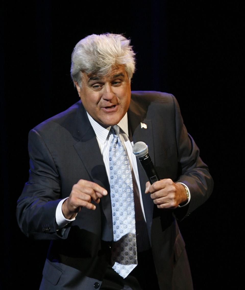 Jay Leno will perform at Agua Caliente Resort Casino Spa in Rancho Mirage, Calif., on March 25, 2023.