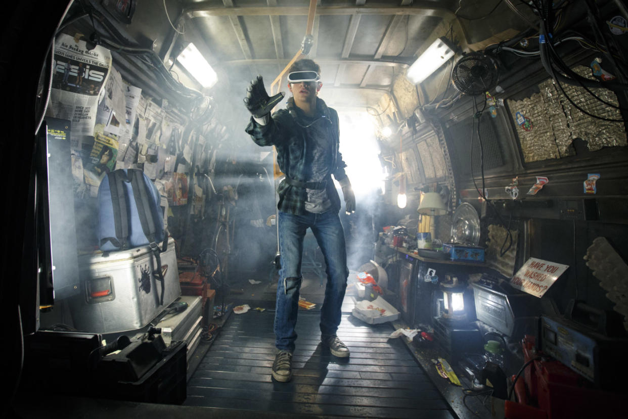 Tye Sheridan as Wade Watts in Ready Player One. (Warner Bros.)