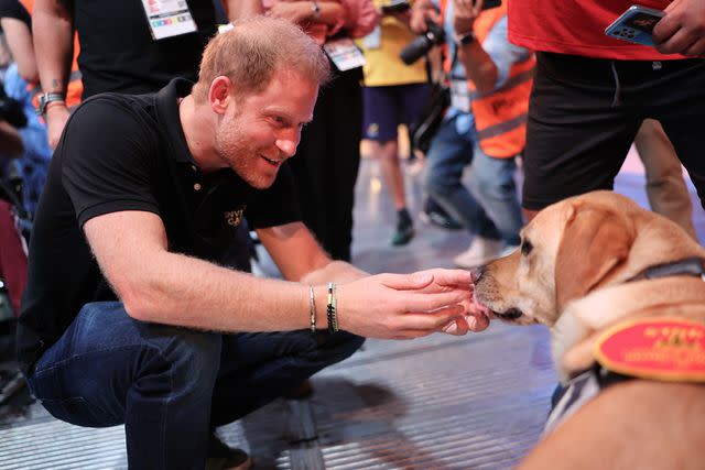 <p>Chris Jackson/Getty Images for the Invictus Games Foundation</p> Prince Harry at the 2023 Invictus Games