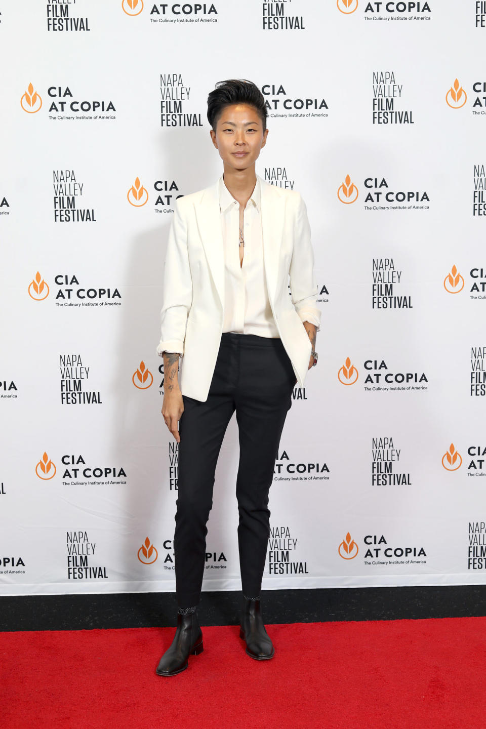 NAPA, CALIFORNIA – JUNE 15: Co-host Kristen Kish attends a screening, Q&A and dinner for Netflix’s Iron Chef: Quest for an Iron Legend hosted by Napa Valley Film Festival and the Culinary Institute of America at Copia on June 15, 2022 in Napa, California. (Photo by Kelly Sullivan/Getty Images for Netflix)