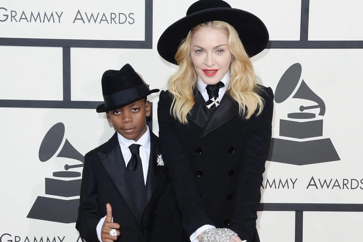 Madonna has opened up about her son David Banda’s fashion sense  (Getty Images)