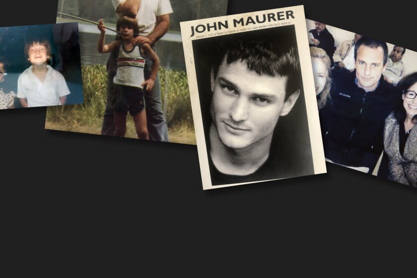 Photo snippets from John Maurer's life from childhood to adulthood.