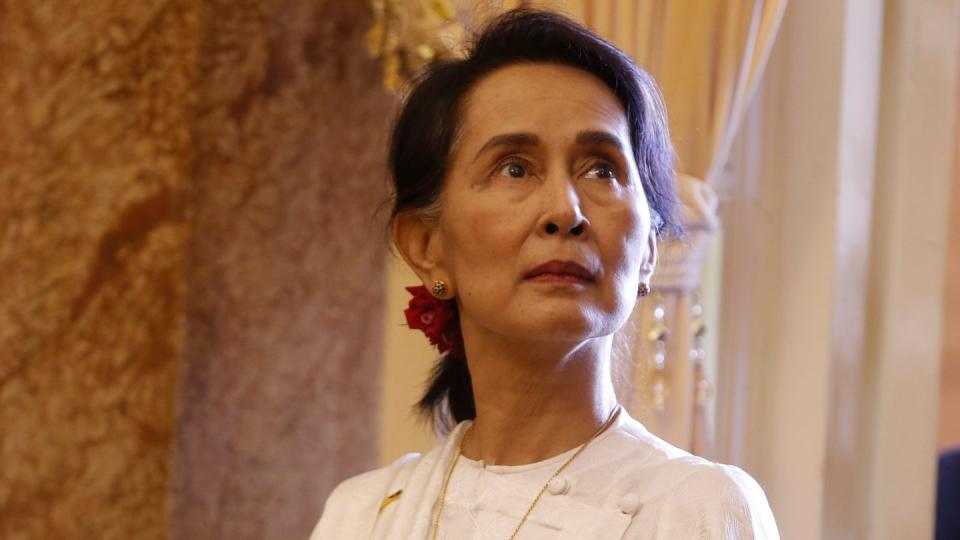 Unter Hausarrest - und Berichten zufolge bald vor Gericht: Die neue Militärführung in Myanmar soll Aung San Suu Kyi Hochverrat vorwerfen. (Archivbild)