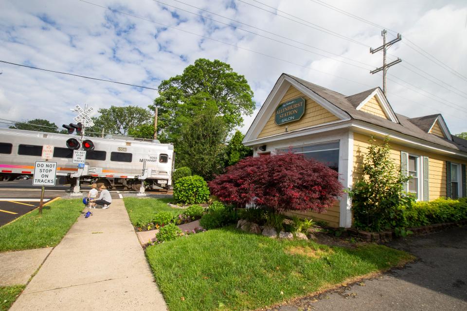 Exterior of Allenhurst Station Salon in Allenhurst, NJ Wednesday, June 8, 2022. 