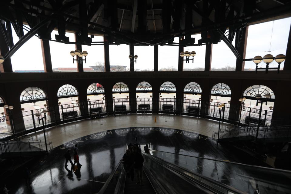 The Jackie Robinson Rotunda is shown at Citi Field. Thursday, March 31, 2022